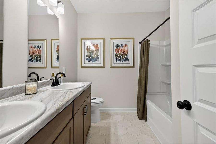 Furnished interior view inside a new home in Jones Ridge, Dallas (Image 27).