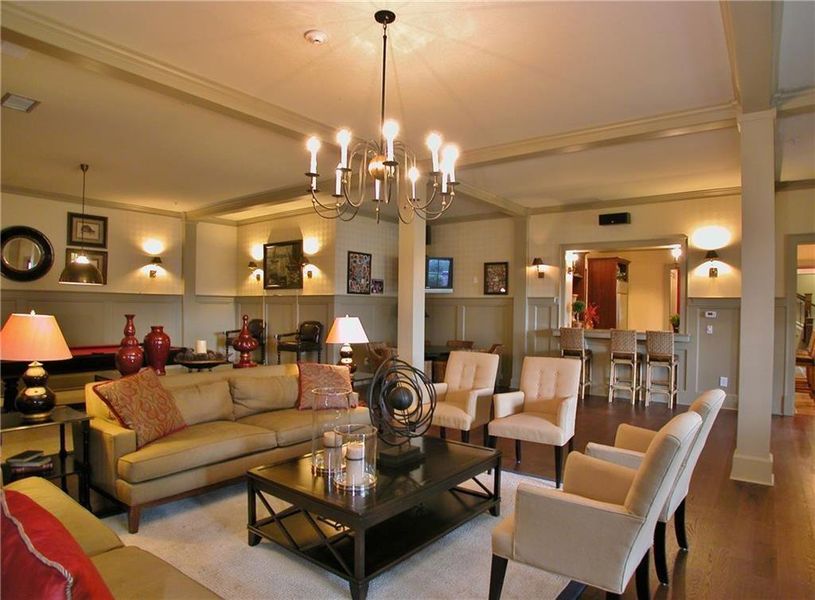 Furnished interior view inside a new home in , Gainesville (Image 8).
