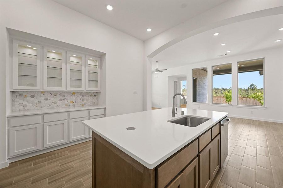 Furnished interior view inside a new home in Kresston: 55ft. lots, Magnolia (Image 8).