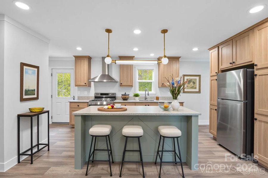Furnished interior view inside a new home in , Burnsville (Image 9).
