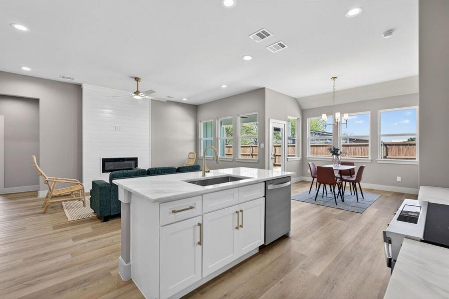Furnished interior view inside a new home in , Mansfield (Image 8). Furnished interior view inside a new home in , Mansfield (Image 8).