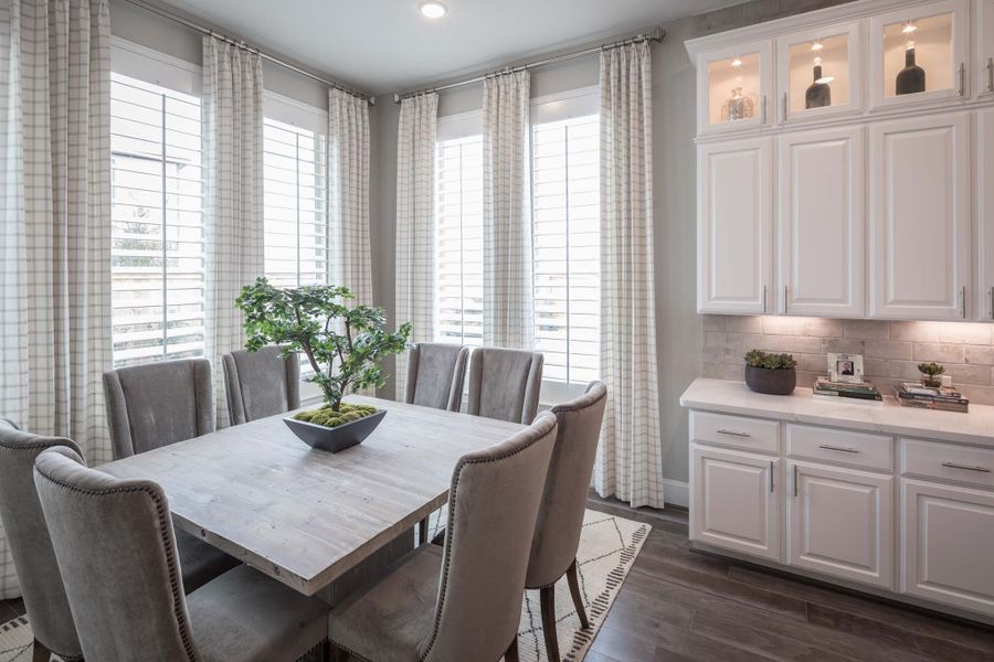 Representative Breakfast Nook - some options shown