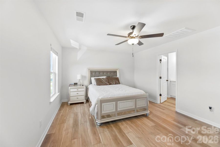 Furnished interior view inside a new home in Surrey Woods, Charlotte (Image 12).
