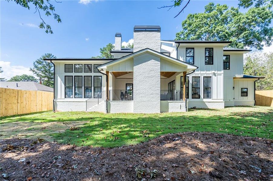 Exterior details and patio area of a home in , Brookhaven (Image 25).