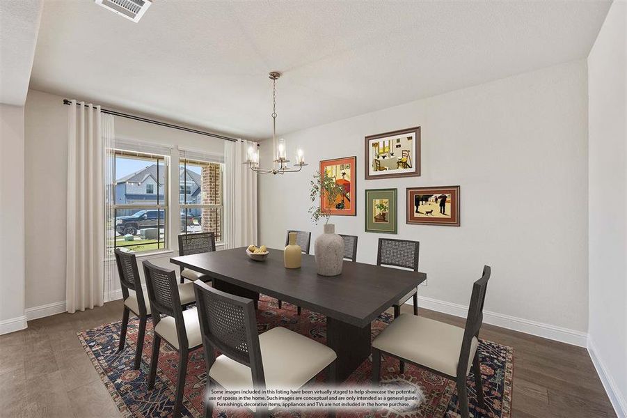 Furnished interior view inside a new home in Liberty, Melissa (Image 13).