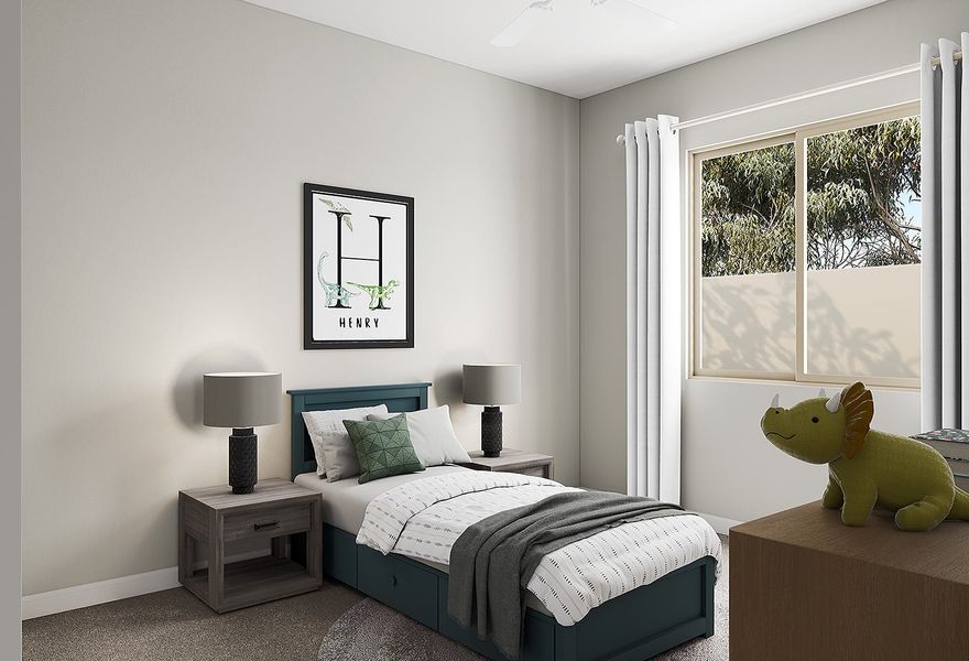 Furnished interior in a model home at Camerano at Abel Ranch in Goodyear (Image 5).