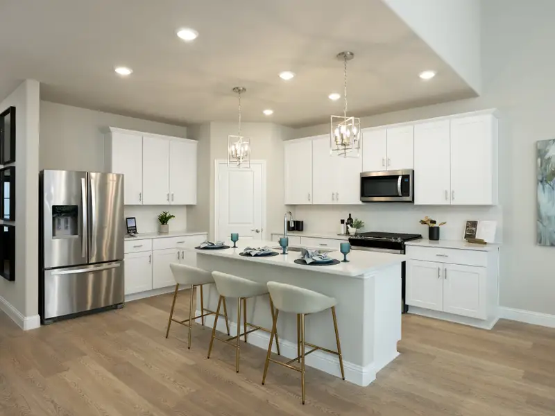 Furnished interior view inside a new home in Stella Hills, Denton (Image 3).