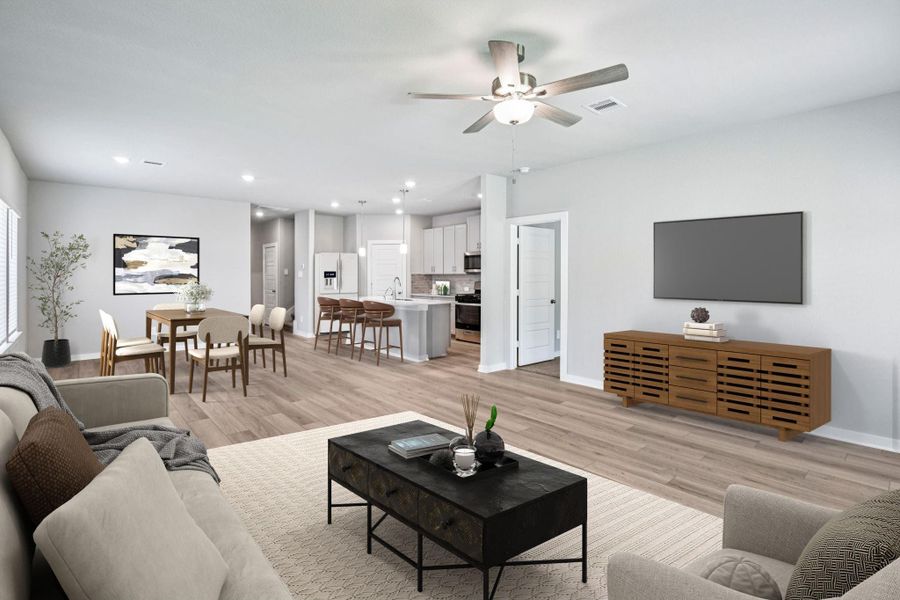 Photo is not of the actual home but is an inspirational photo of builder’s model home and may depict options, furnishings, and/or decorator features that are not included. Photo is not of the actual home but is an inspirational photo of builder’s model home and may depict options, furnishings, and/or decorator features that are not included.