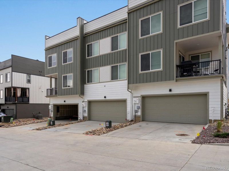 Front exterior of a new home in Three Hills, Morrison, CO, highlighting curb appeal (Image 23).