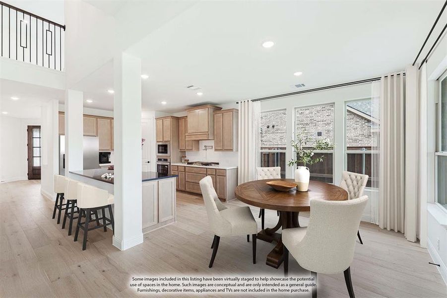 Furnished interior view inside a new home in Mosaic, Celina (Image 7).