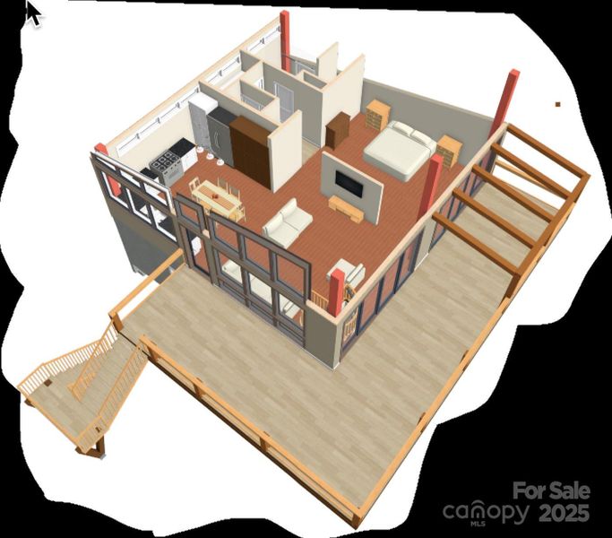 2D floor plan layout of this home in , Sherrills Ford, NC (Image 5).