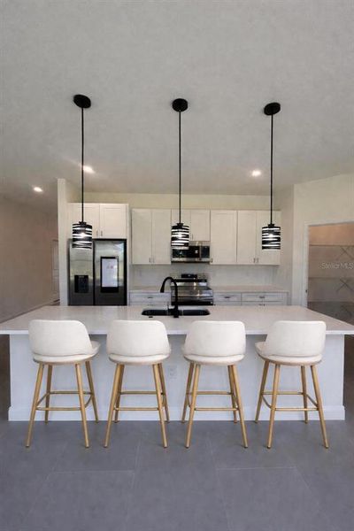 Furnished interior view inside a new home in , Lehigh Acres (Image 9).