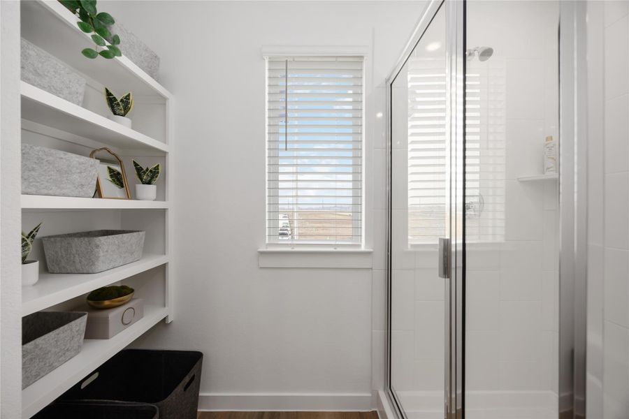 Furnished interior view inside a new home in Grand West, Houston (Image 16).
