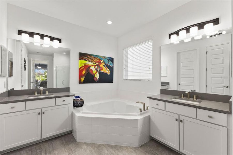 Furnished interior view inside a new home in , Wesley Chapel (Image 34). Furnished interior view inside a new home in , Wesley Chapel (Image 34).