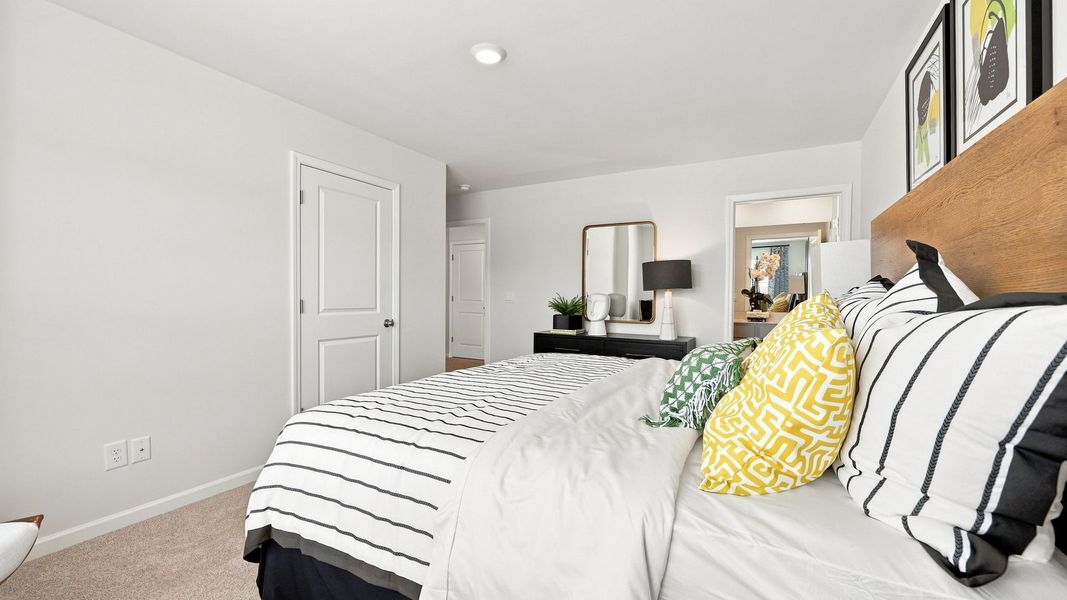 Furnished interior view inside a new home in The Townes at Hunter Hill, Rocky Mount (Image 16).