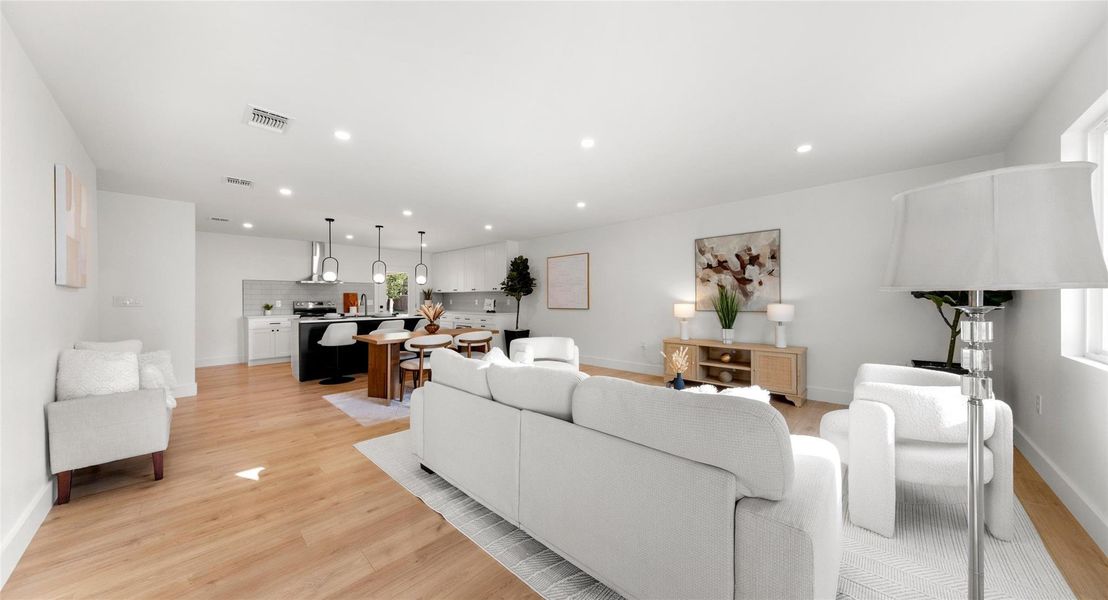 Furnished interior view inside a new home in , Bastrop (Image 29).