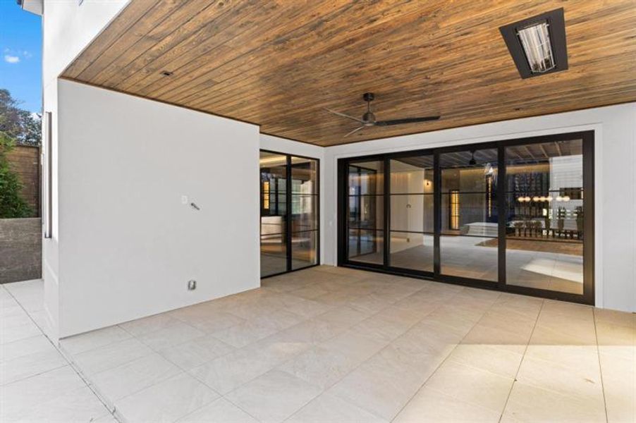 Exterior details and patio area of a home in , Atlanta (Image 28).