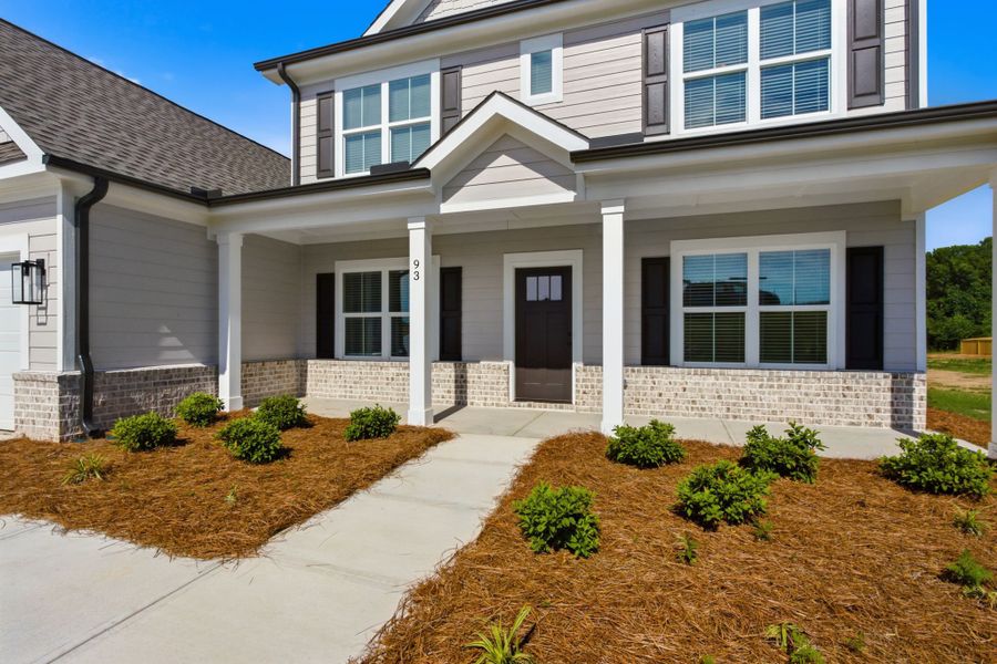 Exterior details and patio area of a home in Cherokee Knoll, Williamston (Image 3).