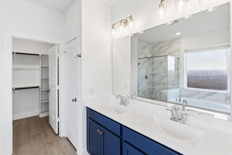Furnished interior view inside a new home in , Cypress (Image 8).