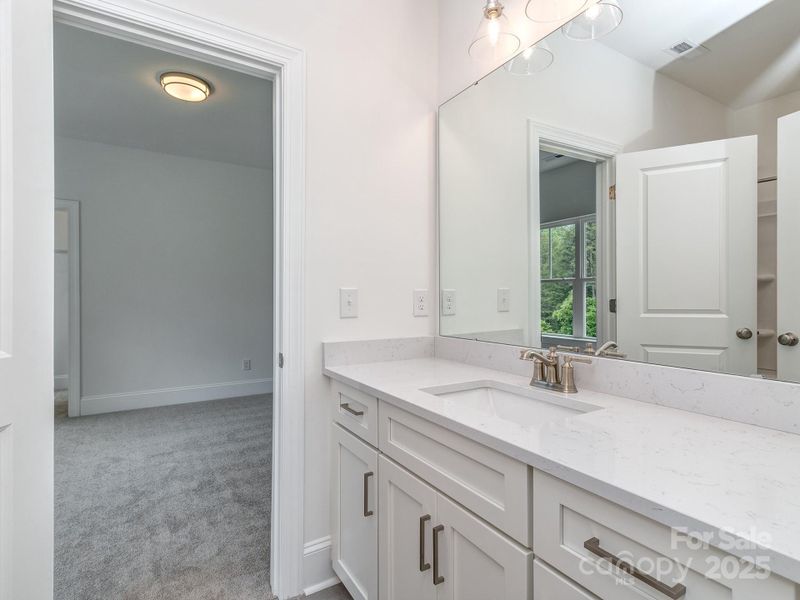 Furnished interior view inside a new home in , Clover (Image 12). Furnished interior view inside a new home in , Clover (Image 12).