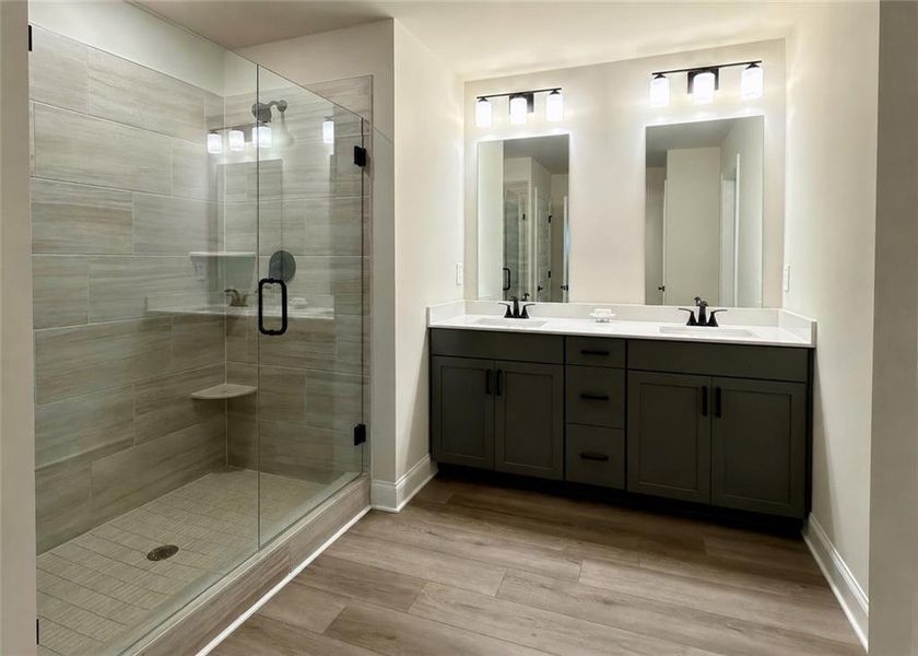 Furnished interior view inside a new home in , Cumming (Image 10).