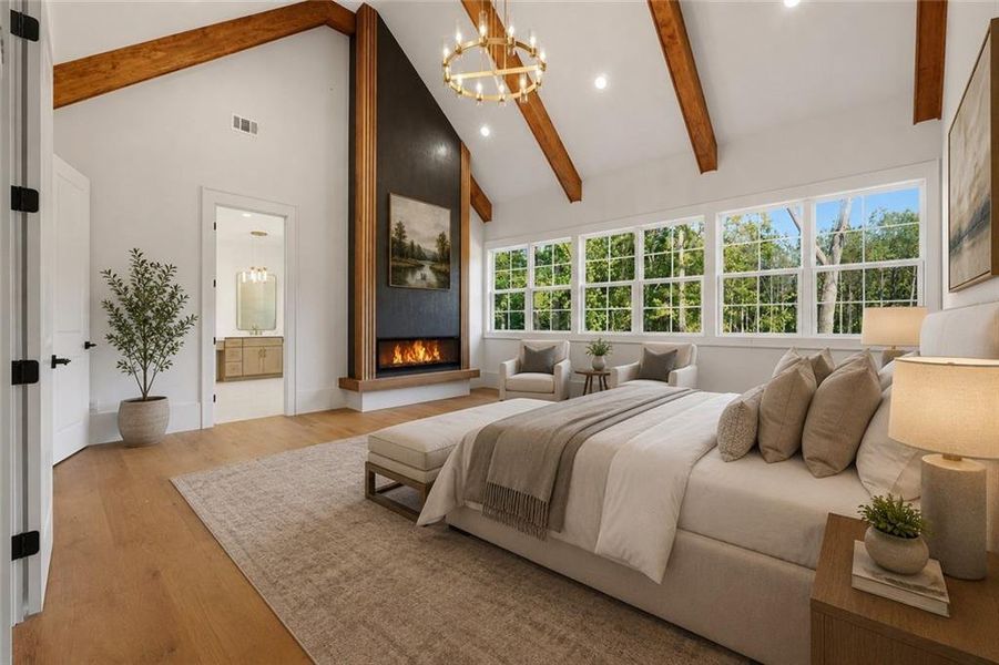 Furnished interior view inside a new home in , Bethlehem (Image 11).