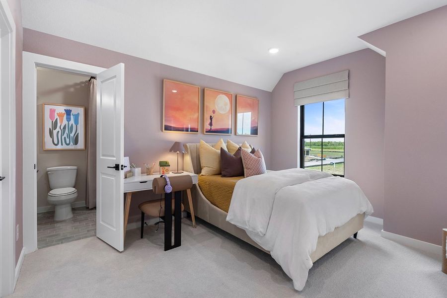 Furnished interior view inside a new home in Austin Point, Richmond (Image 19).