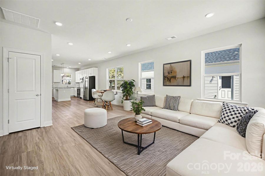 Furnished interior view inside a new home in , Gastonia (Image 6).