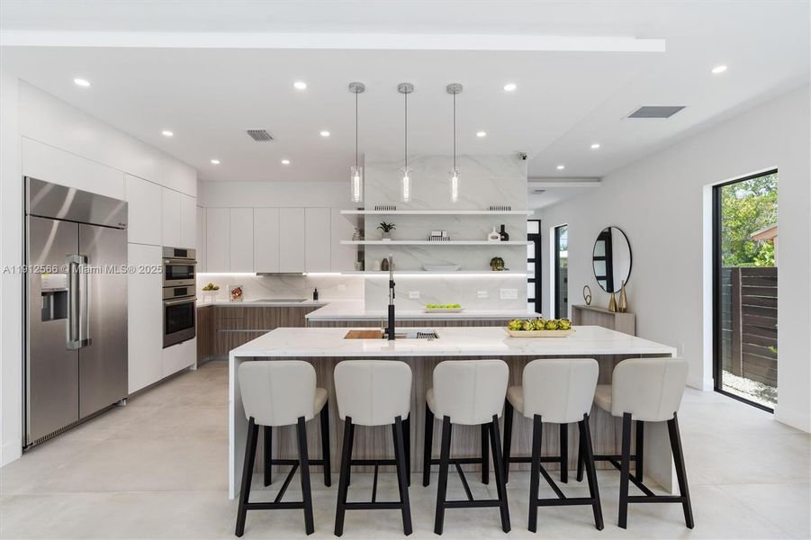 Furnished interior view inside a new home in , Fort Lauderdale (Image 8).