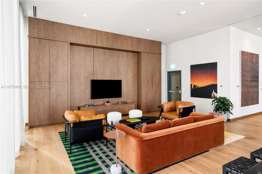 Furnished interior view inside a new home in , Miami (Image 17).