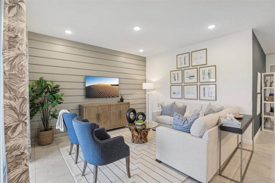 Furnished interior view inside a new home in , Leesburg (Image 9).