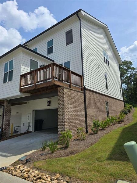 Front exterior of a new home in , Suwanee, GA, highlighting curb appeal (Image 23).