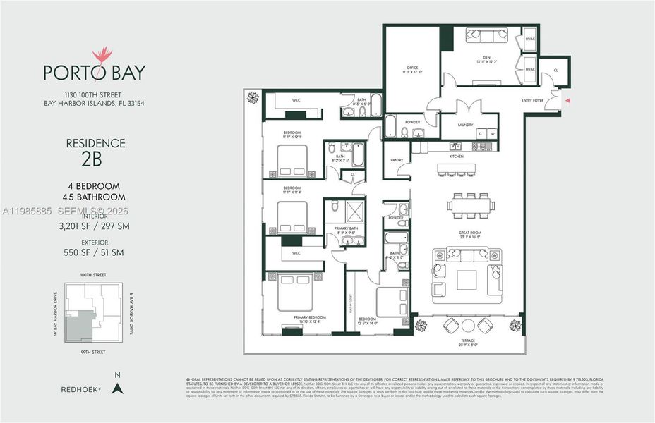 2D floor plan layout of this home in , Bay Harbor Islands, FL (Image 5). 2D floor plan layout of this home in , Bay Harbor Islands, FL (Image 5).