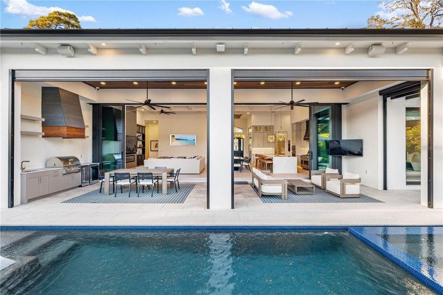 Exterior details and patio area of a home in , Sarasota (Image 26).