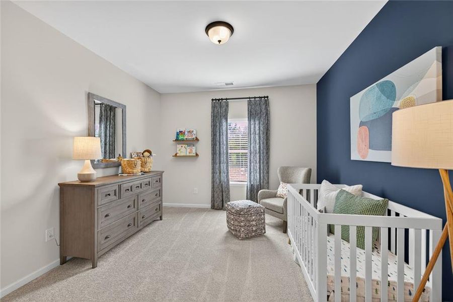 Furnished interior view inside a new home in Allen Manor, Hoschton (Image 47).