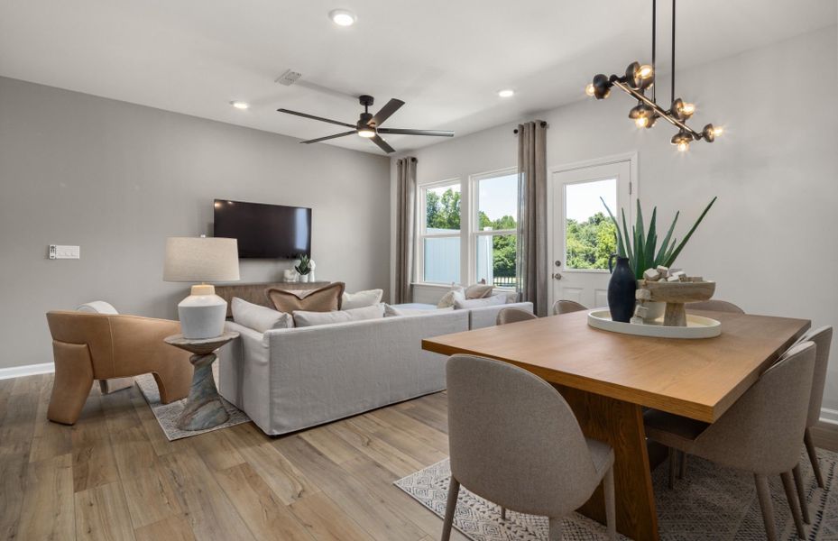 Furnished interior view inside a new home in McConnell Ridge, McLeansville (Image 9).