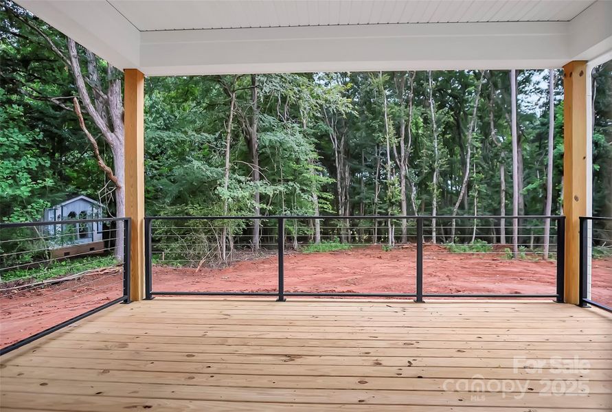 Exterior details and patio area of a home in , Iron Station (Image 27).