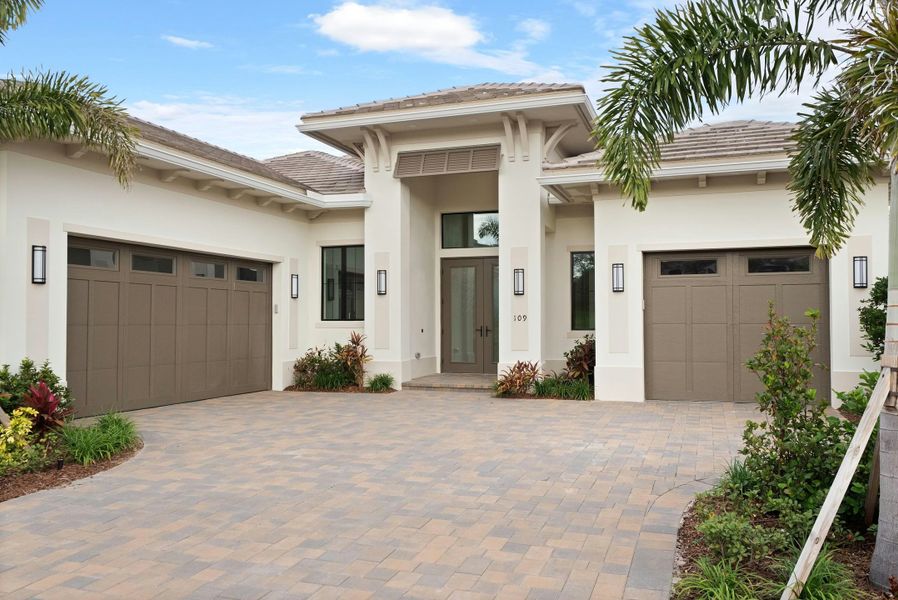 Representative exterior details of a home built from the Madrona 58 by GHO Homes in Tesoro Club, Port St. Lucie (Image 29).