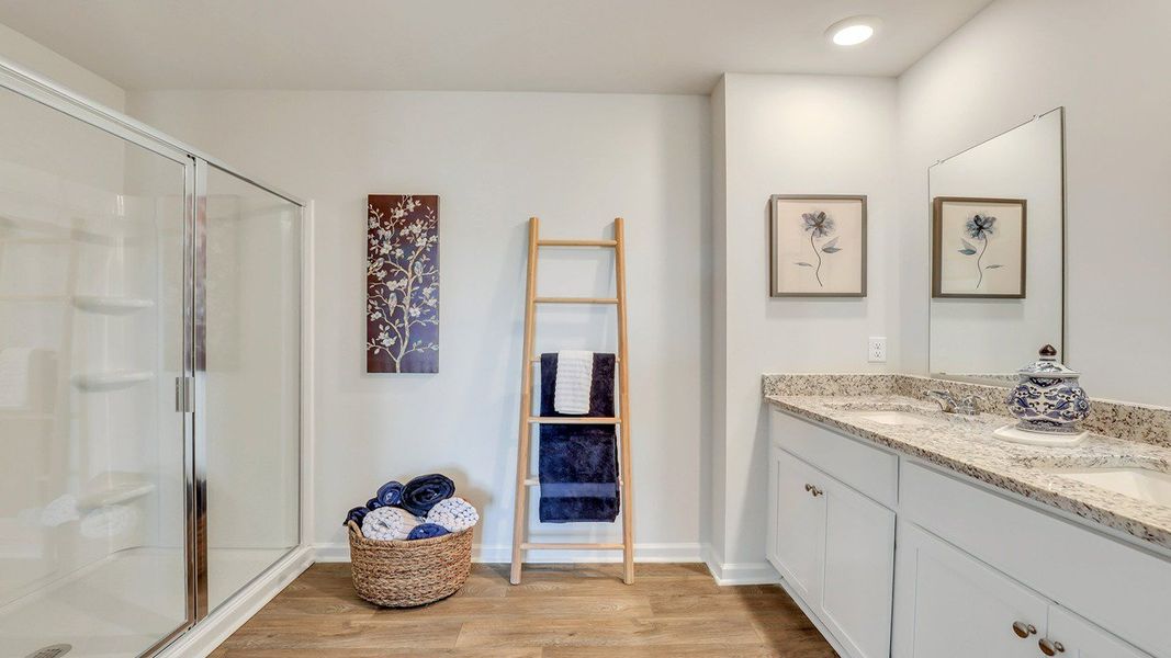 Furnished interior view inside a new home in The Retreat at East Argent, Ridgeland (Image 7).