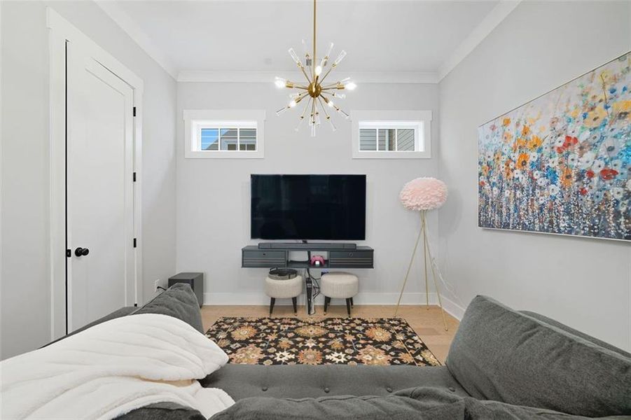 Furnished interior view inside a new home in , Woodstock (Image 39).