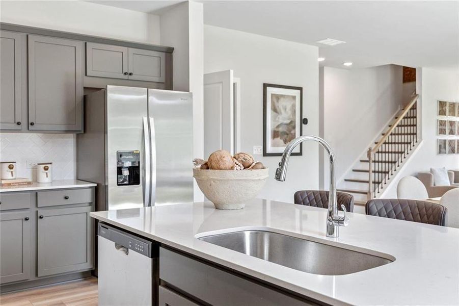 Furnished interior view inside a new home in Oak Grove Glen, Snellville (Image 11).