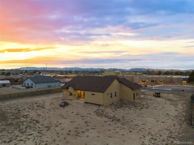 Exterior details and patio area of a home in , Pueblo (Image 2). Exterior details and patio area of a home in , Pueblo (Image 2).