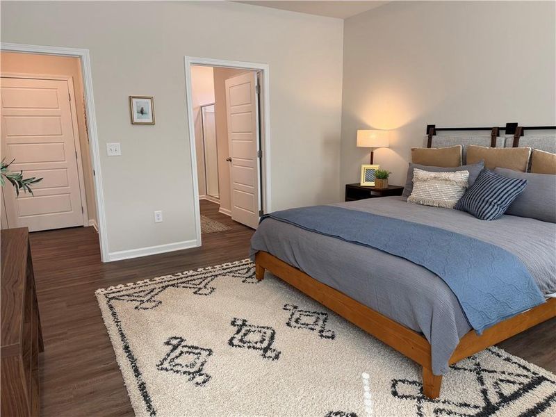 Furnished interior view inside a new home in Villages at Cedar Hill, Dallas (Image 10).