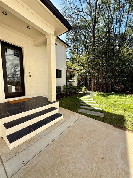 Exterior details and patio area of a home in , Sandy Springs (Image 4).