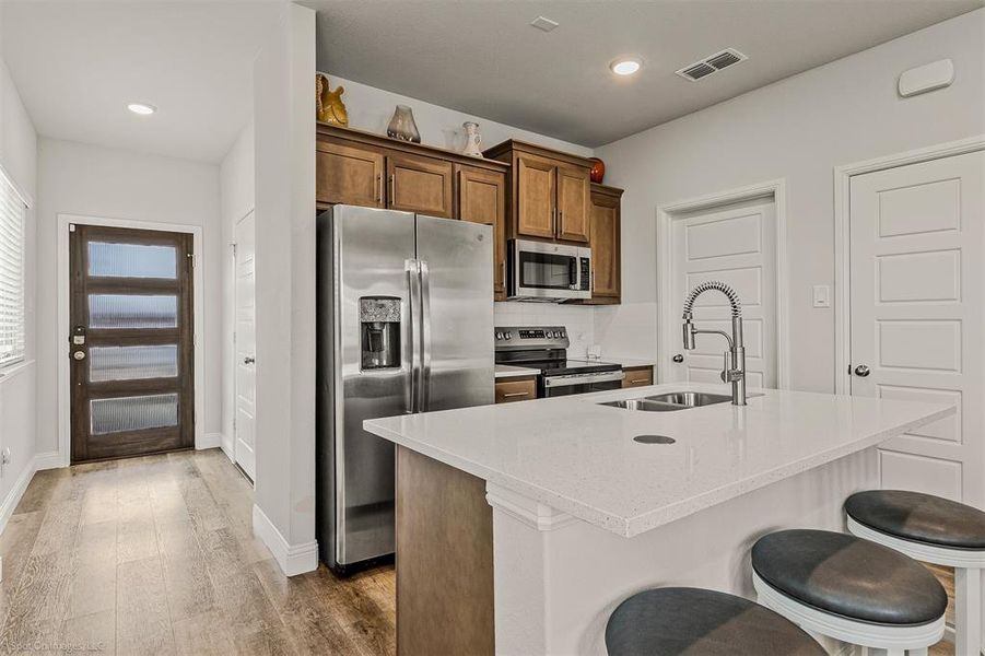 Furnished interior view inside a new home in , Wylie (Image 6).