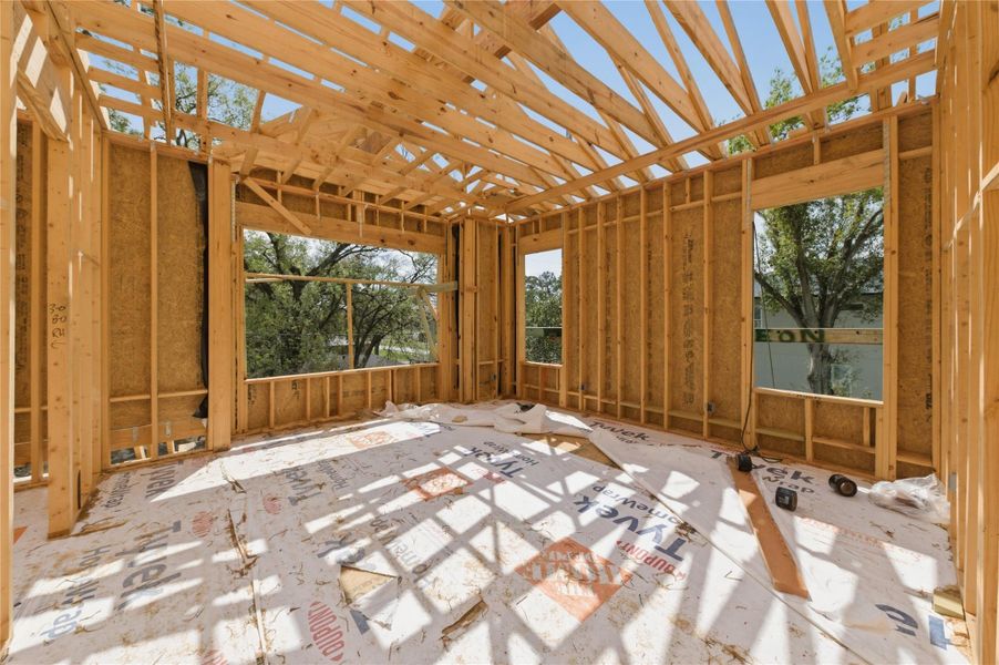 In-progress construction of a new home in , Houston, TX (Image 24).