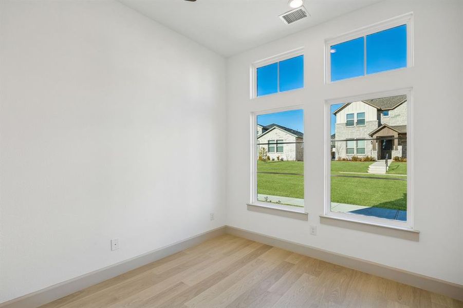 The professional working from home will appreciate the private home office in this wonderful home!