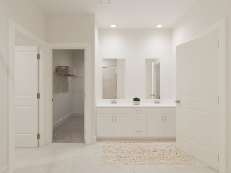 Furnished interior view inside a new home in Crestview - Legacy Series, Hermitage (Image 8).