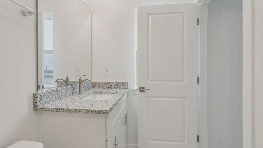 Secondary Bathroom in the Naples Floor Plan by DRB Homes Secondary Bathroom in the Naples Floor Plan by DRB Homes