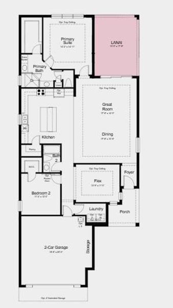 Additional highlights include: impact windows throughout, and a covered extended lanai.